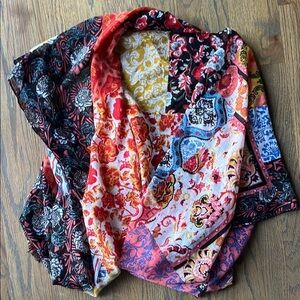 Colorful Floral Patchwork Style Kimono